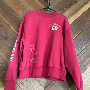 PacSun Red Crew Neck Sweater